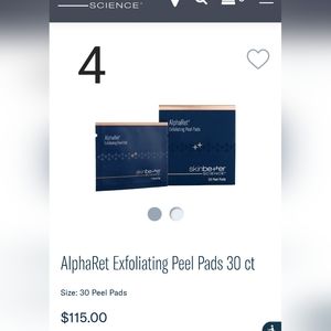 Skin Better Alpharet exfoliating peel pads-30ct (2 more available!)
